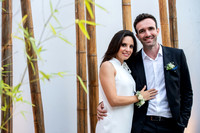 dimitris & christina civil wedding at island private house in athens riviera