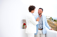 sam & zac wedding in Mykonos